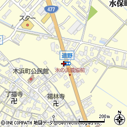 滋賀県守山市木浜町1819-2周辺の地図