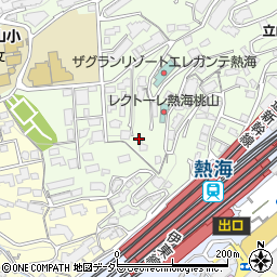 静岡県熱海市桃山町周辺の地図