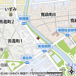 名古屋市役所　健康福祉局港福祉会館周辺の地図