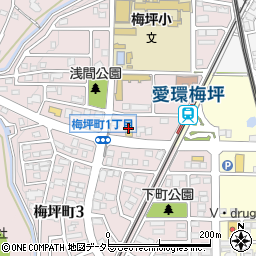 マックハウス豊田梅坪店周辺の地図