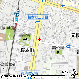 八田工業株式会社　名古屋営業所周辺の地図