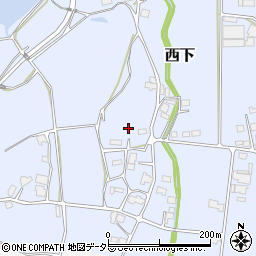 岡山県津山市西下557周辺の地図