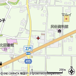 津山市役所勝北支所　市民生活課福祉周辺の地図