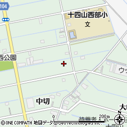 愛知県弥富市六條町周辺の地図