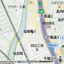 株式会社タイテック　本社工場周辺の地図