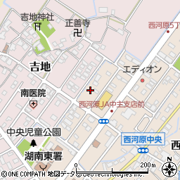 滋賀県野洲市西河原2496周辺の地図