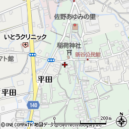 静岡県三島市新谷145周辺の地図