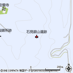 石見銀山遺跡周辺の地図