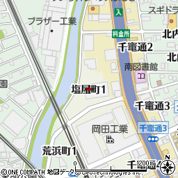 愛知県名古屋市南区塩屋町1丁目周辺の地図