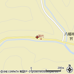 愛知県東栄町（北設楽郡）振草（上粟代落石）周辺の地図