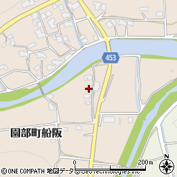 京都府南丹市園部町船阪イヅ108周辺の地図