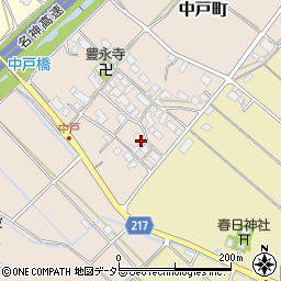 滋賀県東近江市中戸町434周辺の地図