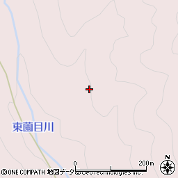 愛知県北設楽郡東栄町東薗目梨畑周辺の地図