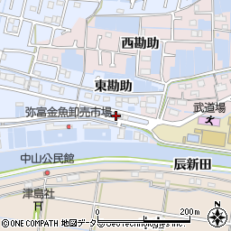 愛知県弥富市前ケ須町駅地周辺の地図