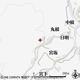 愛知県豊田市下国谷町周辺の地図