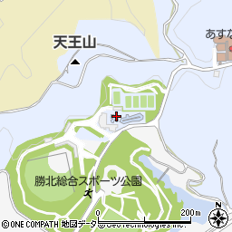 津山市　勝北総合スポーツ公園管理センター周辺の地図