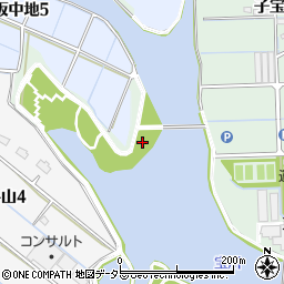 愛知県弥富市坂中地町東川原周辺の地図