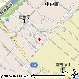 滋賀県東近江市中戸町433周辺の地図