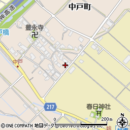 滋賀県東近江市中戸町428周辺の地図