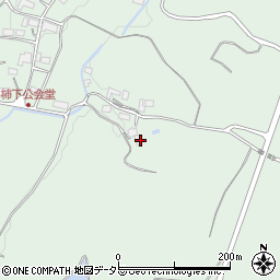 岡山県勝田郡奈義町柿1307周辺の地図
