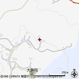 千葉県南房総市検儀谷617周辺の地図