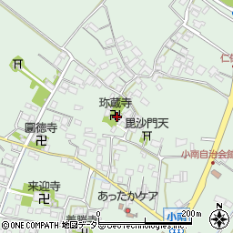 珎蔵寺周辺の地図