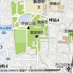 富部神社周辺の地図
