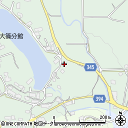 岡山県津山市大篠726-1周辺の地図
