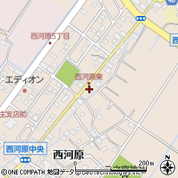 滋賀県野洲市西河原317周辺の地図