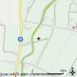 岡山県勝田郡奈義町柿712周辺の地図