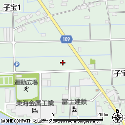 愛知県弥富市子宝周辺の地図