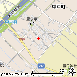 滋賀県東近江市中戸町437周辺の地図
