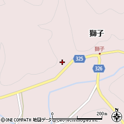 島根県飯石郡飯南町獅子226周辺の地図