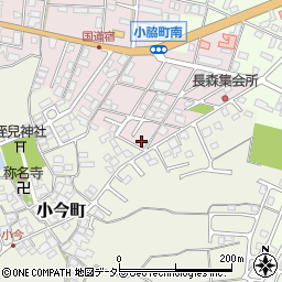滋賀県東近江市小脇町2429-2周辺の地図