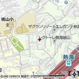 東京都競馬株式会社　熱海桃山苑周辺の地図