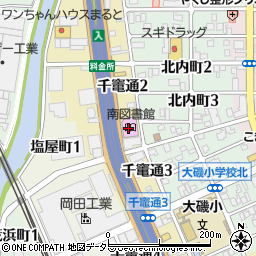 名古屋市南文化小劇場周辺の地図
