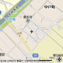 滋賀県東近江市中戸町439周辺の地図