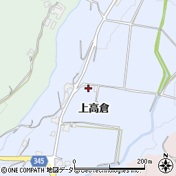 岡山県津山市上高倉1733周辺の地図