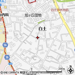 愛知県愛知郡東郷町春木白土周辺の地図