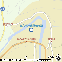 「道の駅」奥永源寺渓流の里公衆トイレ周辺の地図