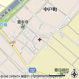 滋賀県東近江市中戸町426周辺の地図
