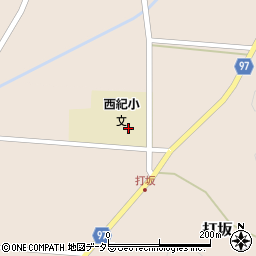 丹波篠山市立西紀小学校周辺の地図