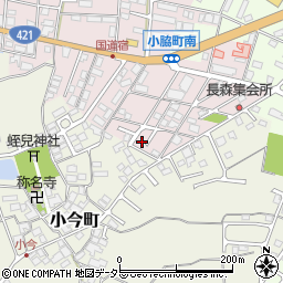 滋賀県東近江市小脇町2431-4周辺の地図