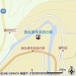 道の駅奥永源寺渓流の里周辺の地図