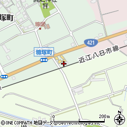 滋賀県東近江市糠塚町146周辺の地図