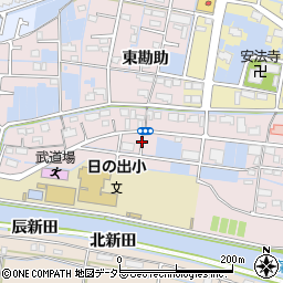 愛知県弥富市平島町西新田周辺の地図