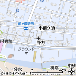 愛知県弥富市前ケ須町野方758周辺の地図