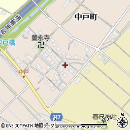 滋賀県東近江市中戸町425周辺の地図