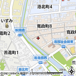 エホバの証人の名古屋市港会衆周辺の地図