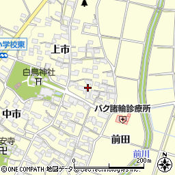 愛知県愛知郡東郷町諸輪上市5周辺の地図